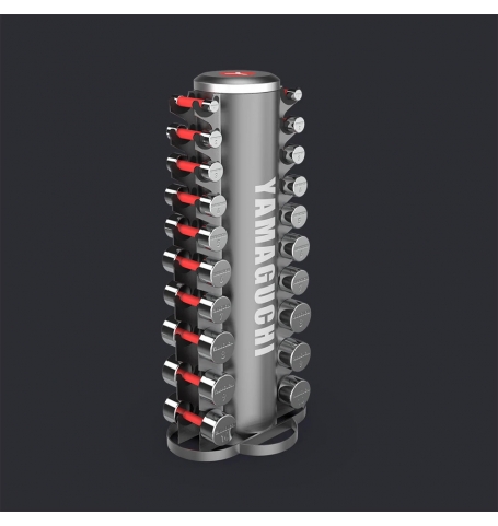 Набор стальных гантелей Yamaguchi Dumbbells Rack